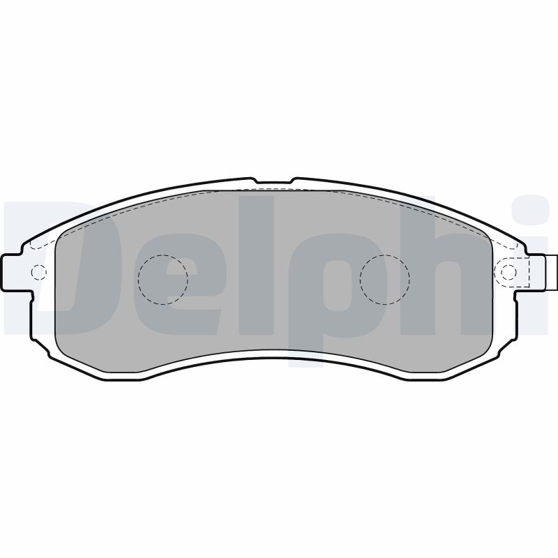 Set placute frana DELPHI LP1808