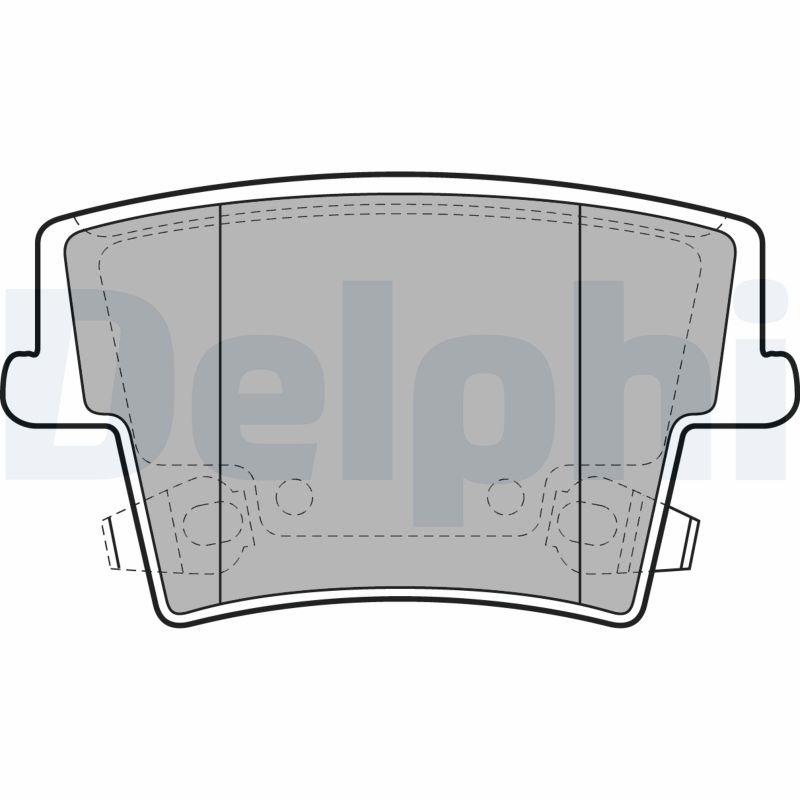 Set placute frana DELPHI LP2035
