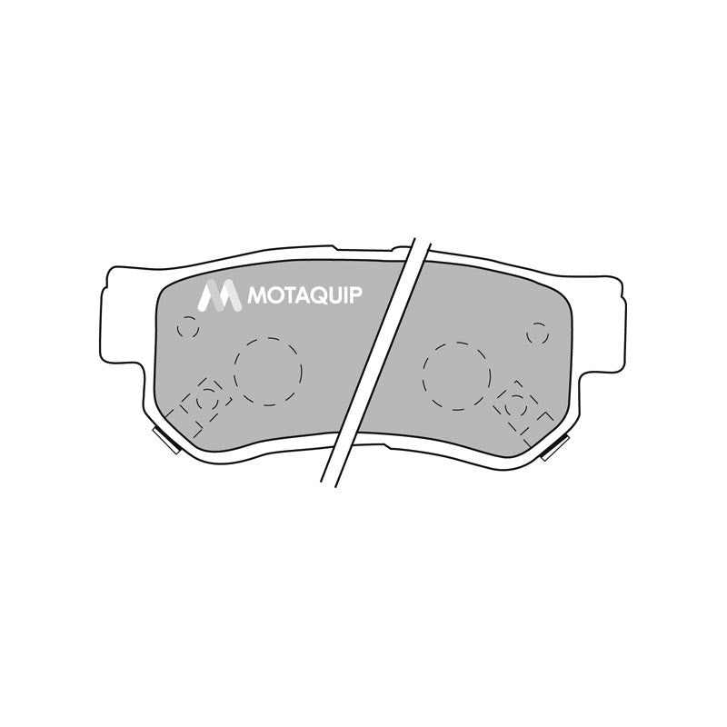 Set placute frana MOTAQUIP LVXL1049