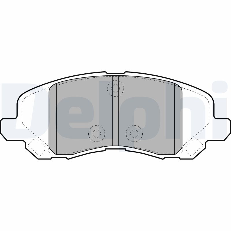 Set placute frana DELPHI LP2038