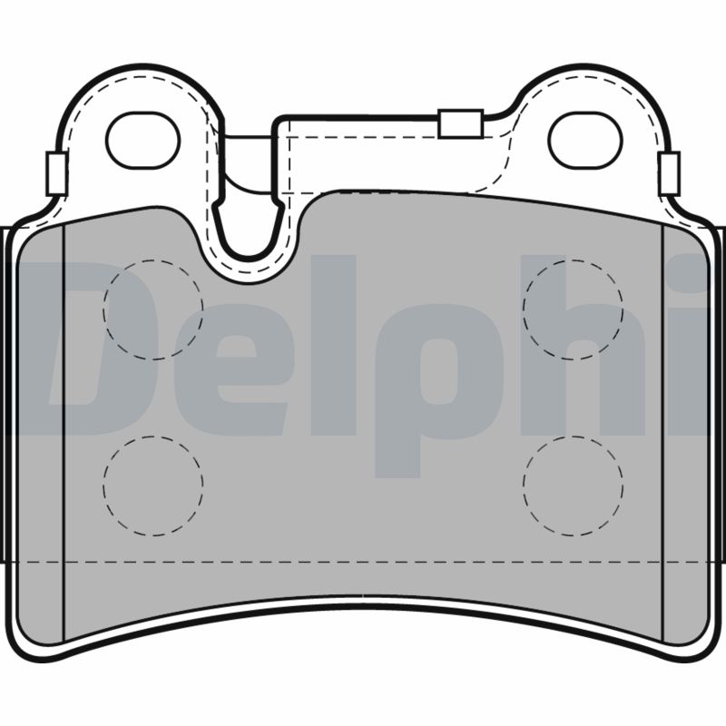 Set placute frana DELPHI LP2061