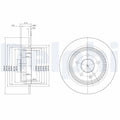 Disc frana DELPHI BG4063C