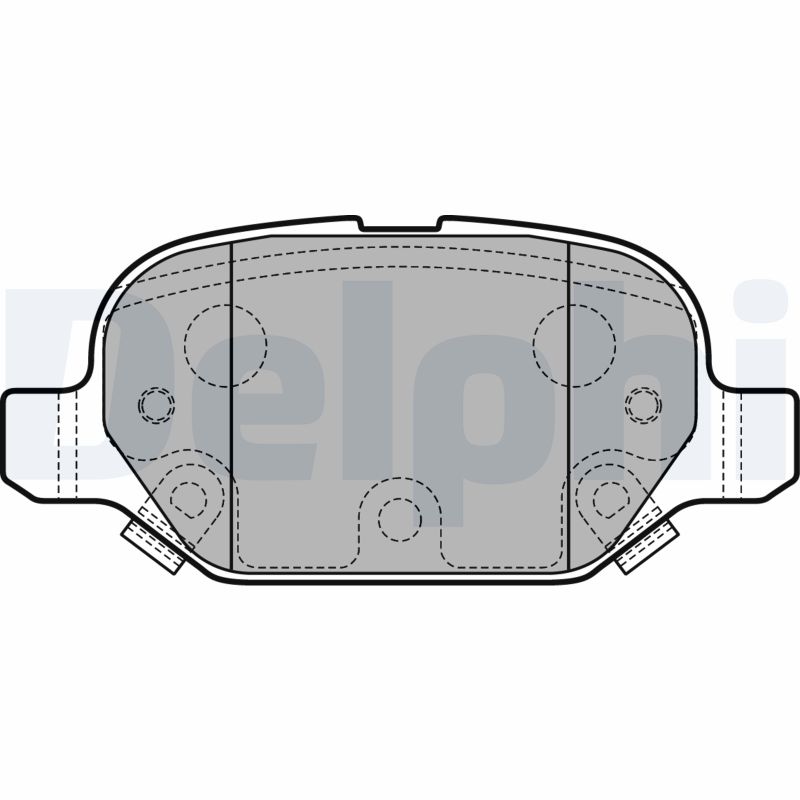 Set placute frana DELPHI LP2761