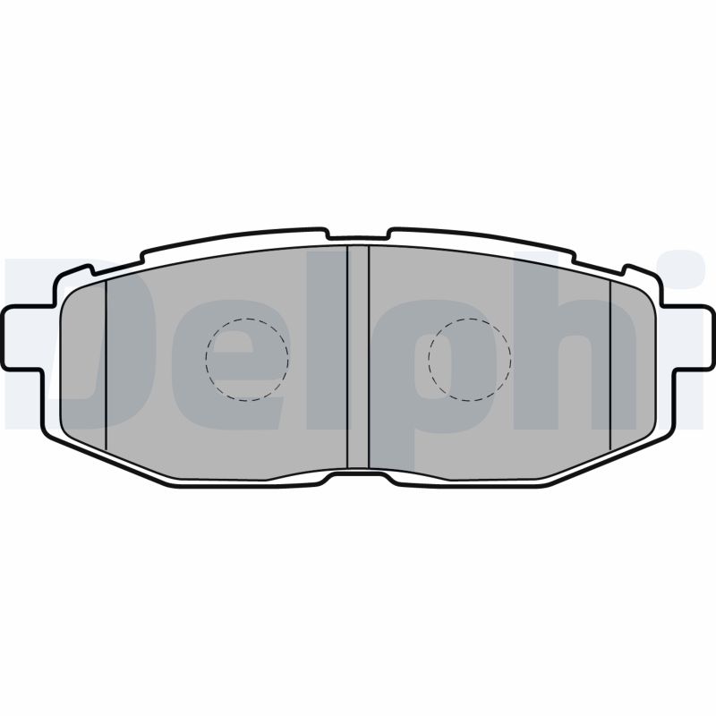 Set placute frana DELPHI LP2076