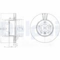 Disc frana DELPHI BG3998C