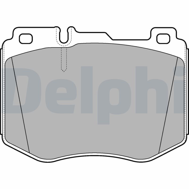 Set placute frana DELPHI LP3172