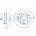 Disc frana DELPHI BG3731C