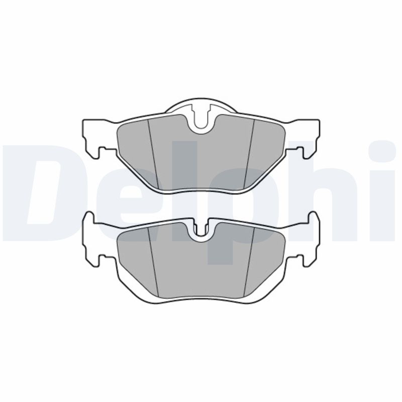 Set placute frana DELPHI LP3618
