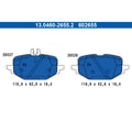 Set placute frana ATE 13.0460-2655.2