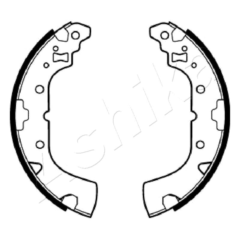 Set saboti frana Ashika 55-05-523