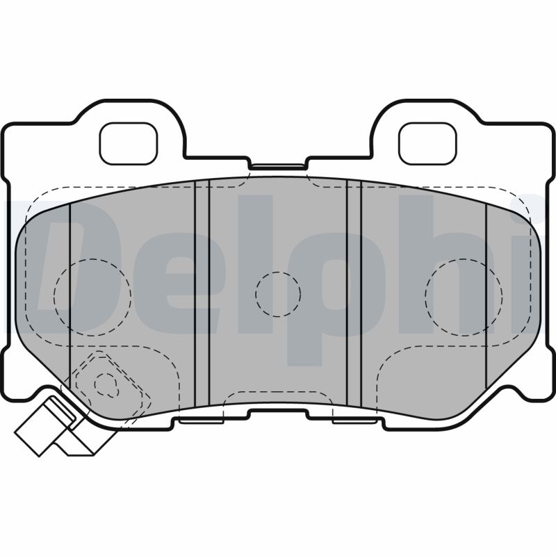 Set placute frana DELPHI LP2157