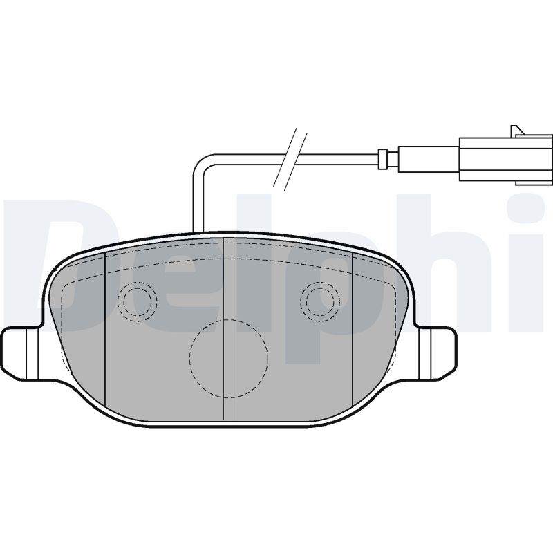 Set placute frana DELPHI LP2223