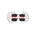 Set placute frana KAMOKA JQ1011438
