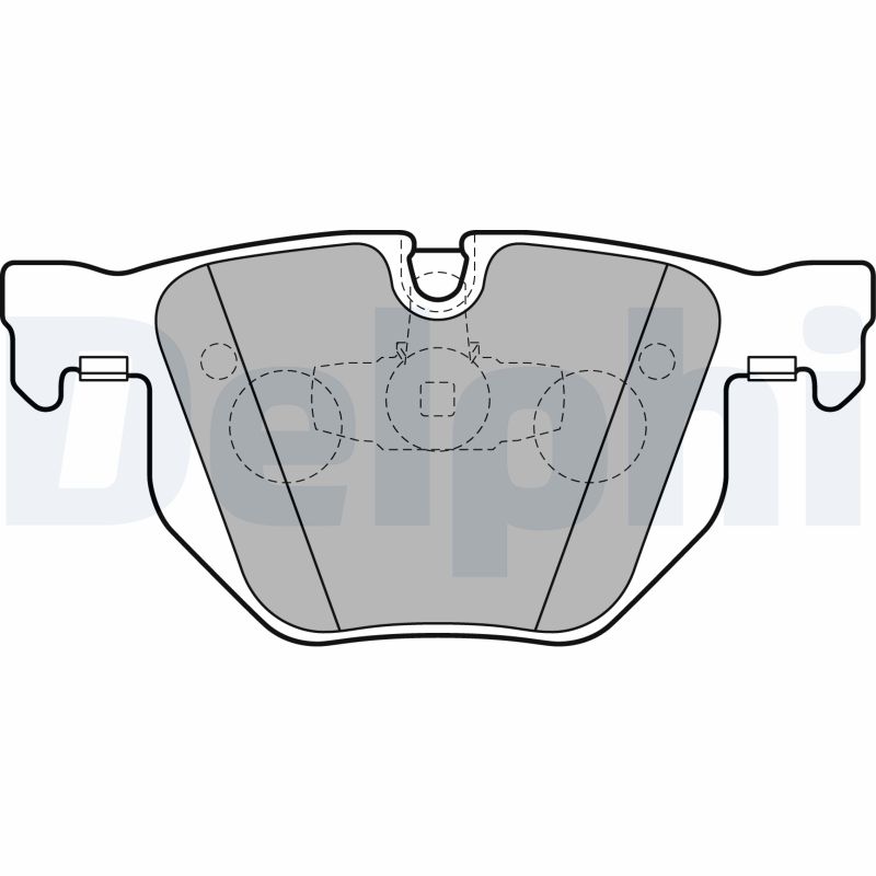 Set placute frana DELPHI LP2256