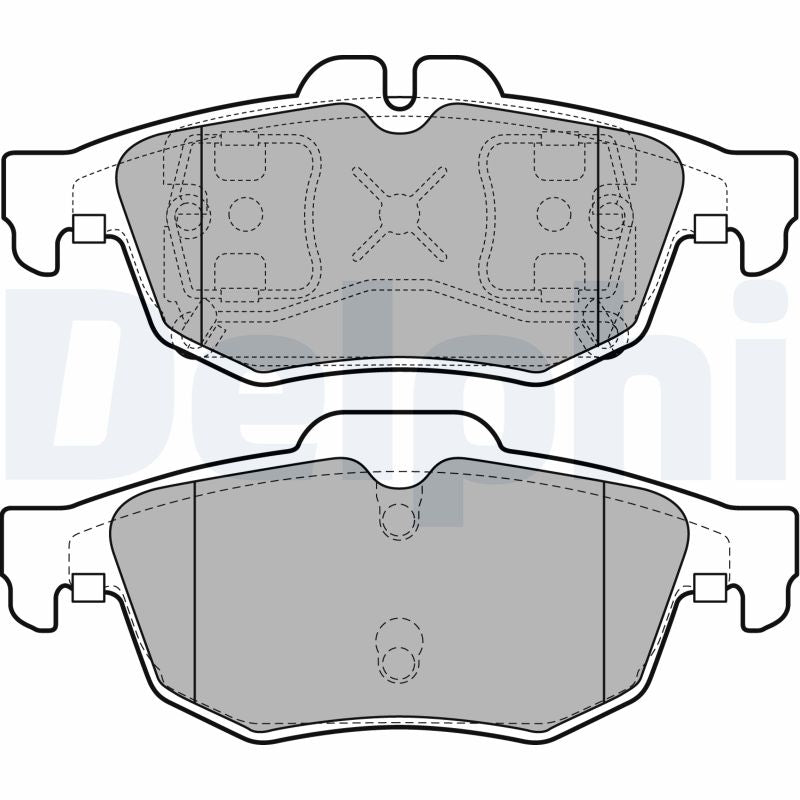 Set placute frana DELPHI LP2259