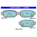 Set placute frana ATE 13.0470-2645.2