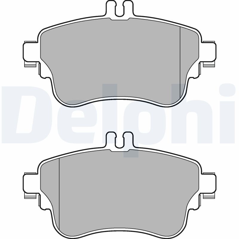 Set placute frana DELPHI LP2442