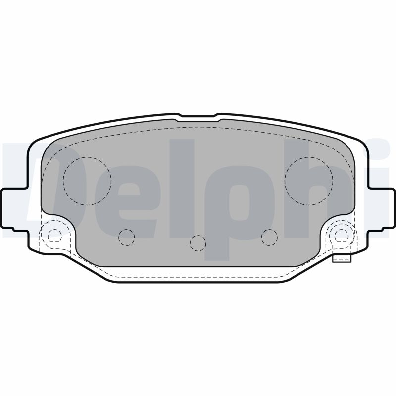 Set placute frana DELPHI LP2499