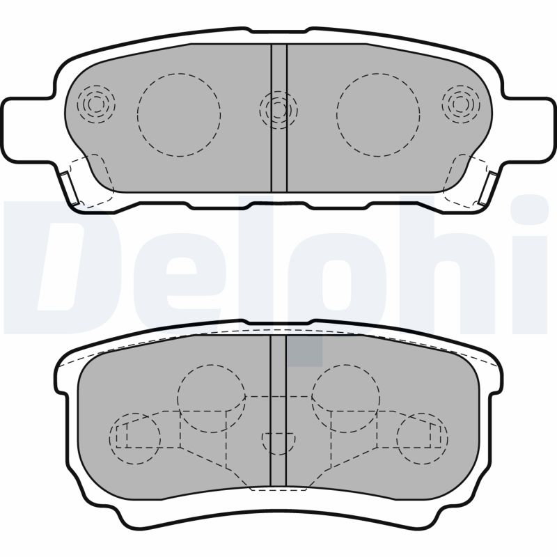 Set placute frana DELPHI LP1852