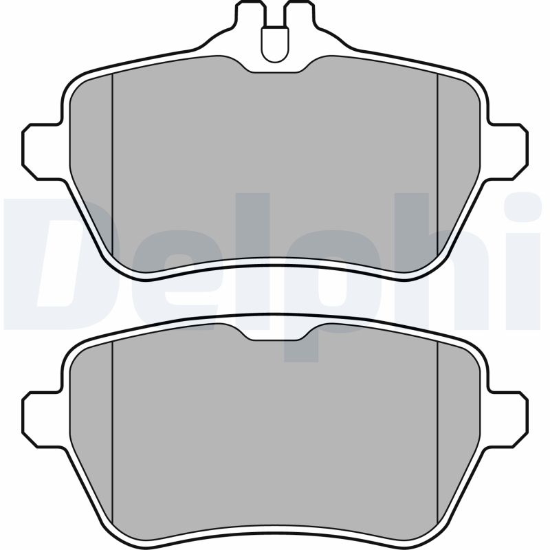 Set placute frana DELPHI LP2659