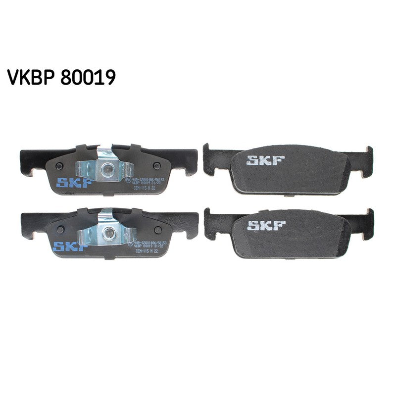 Set placute frana SKF VKBP 80019