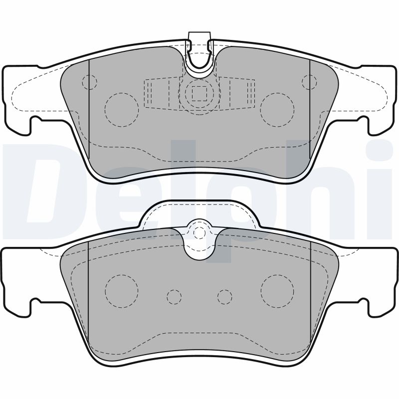Set placute frana DELPHI LP2124