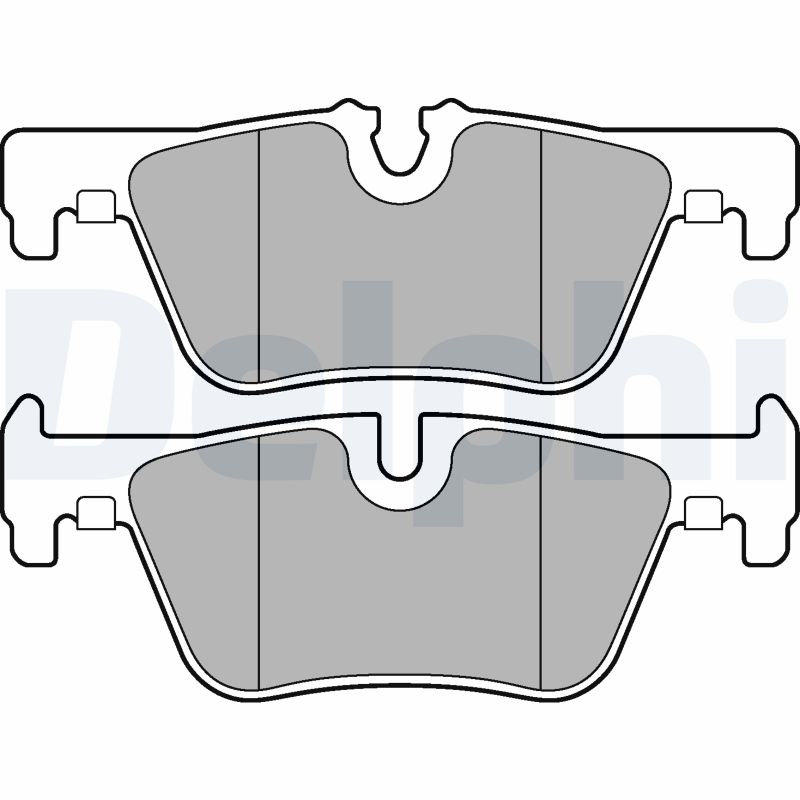 Set placute frana DELPHI LP2286