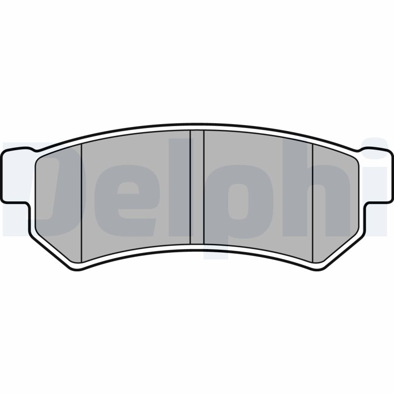 Set placute frana DELPHI LP2502