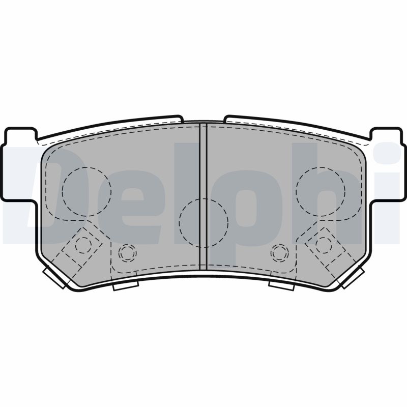 Set placute frana DELPHI LP2127