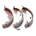 Set saboti frana Ashika 55-0L-L05