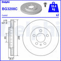Disc frana DELPHI BG3208C