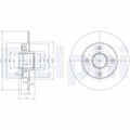 Disc frana DELPHI BG9022RSC