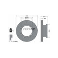 Disc frana TEXTAR 93087900