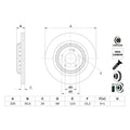 Disc frana BOSCH 0 986 479 H39