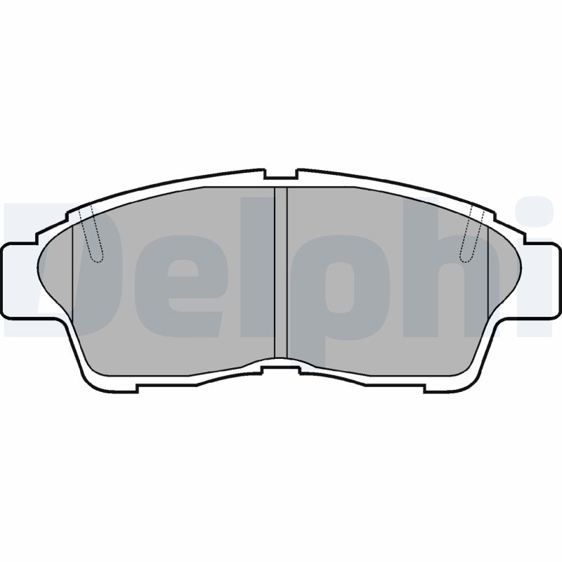 Set placute frana DELPHI LP789