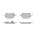 Set placute frana MOTAQUIP LVXL1632