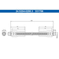 Furtun frana ATE 24.5204-0295.3