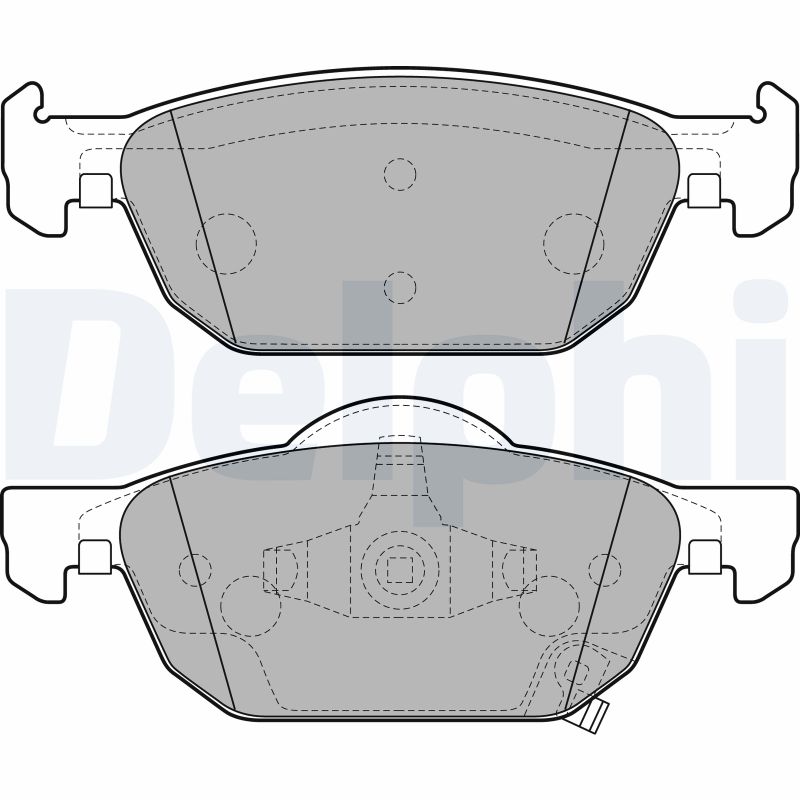 Set placute frana DELPHI LP2144