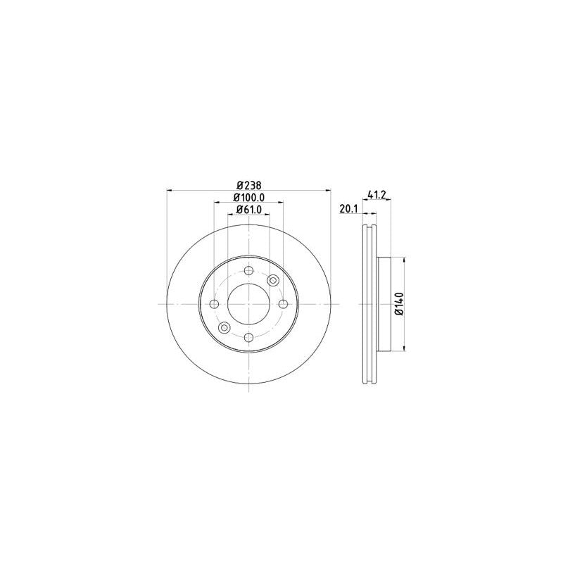 Disc frana MTR 12108560