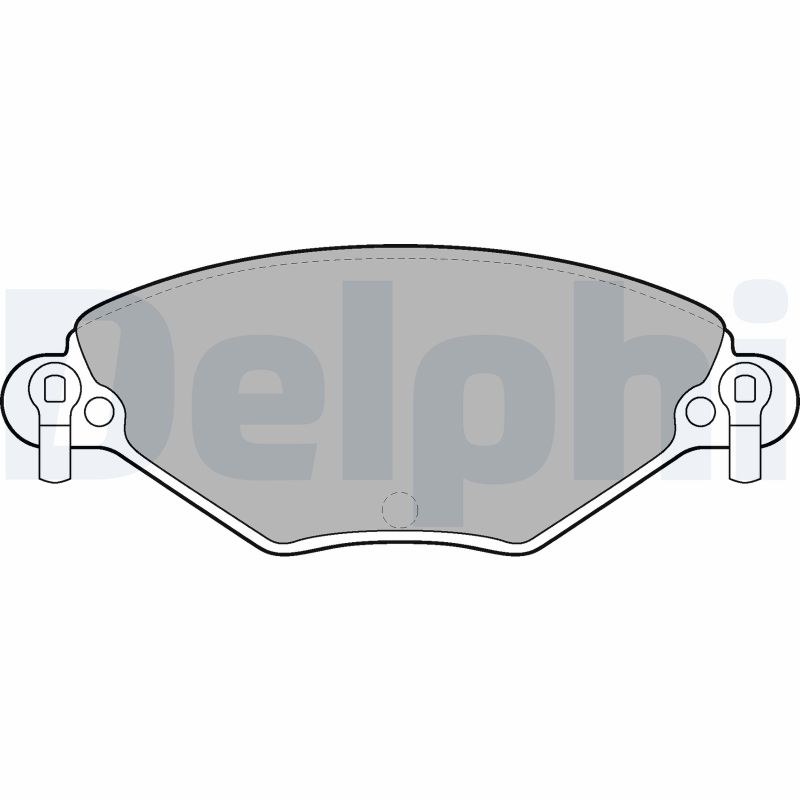 Set placute frana DELPHI LP1654
