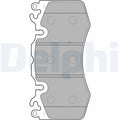 Set placute frana DELPHI LP2187