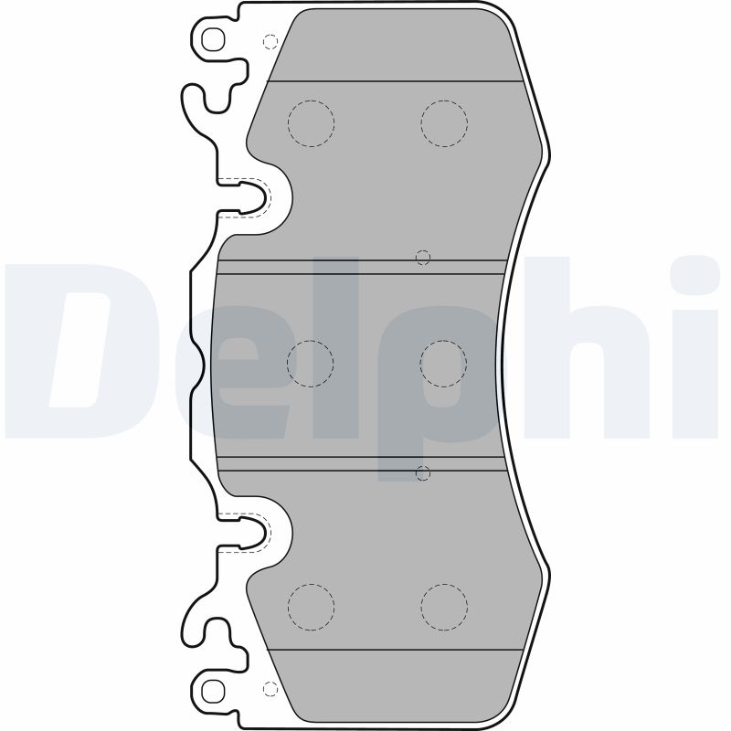 Set placute frana DELPHI LP2187