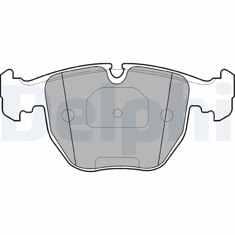 Set placute frana DELPHI LP1003