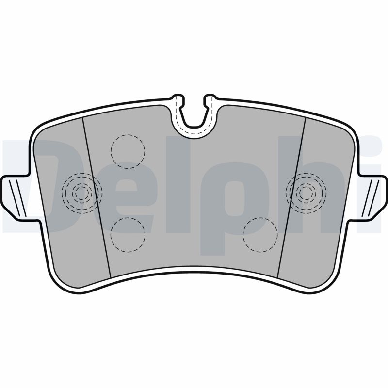 Set placute frana DELPHI LP2249