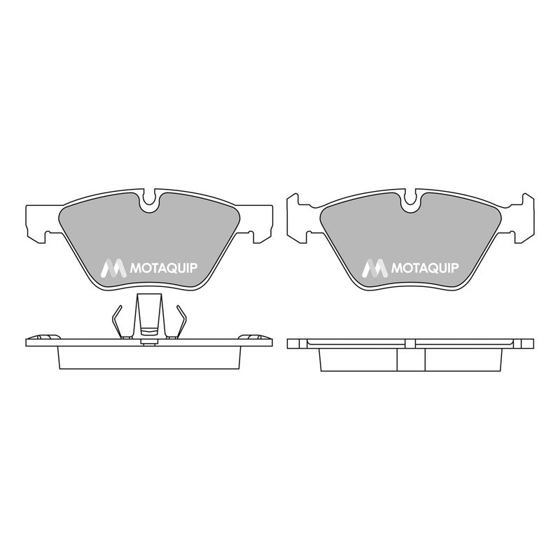 Set placute frana MOTAQUIP LVXL1715