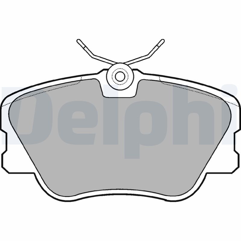 Set placute frana DELPHI LP499