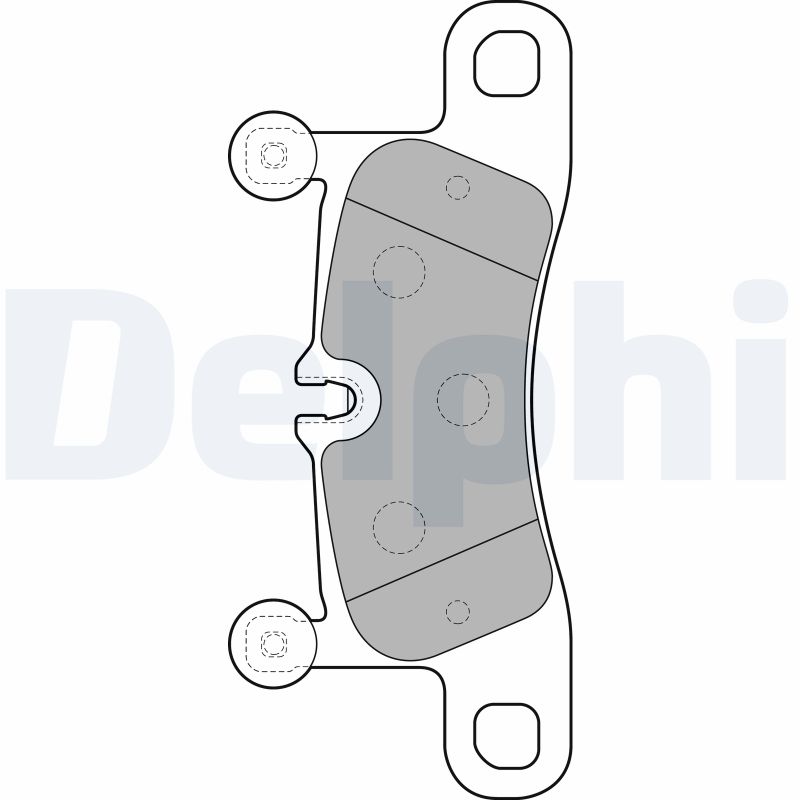 Set placute frana DELPHI LP2233