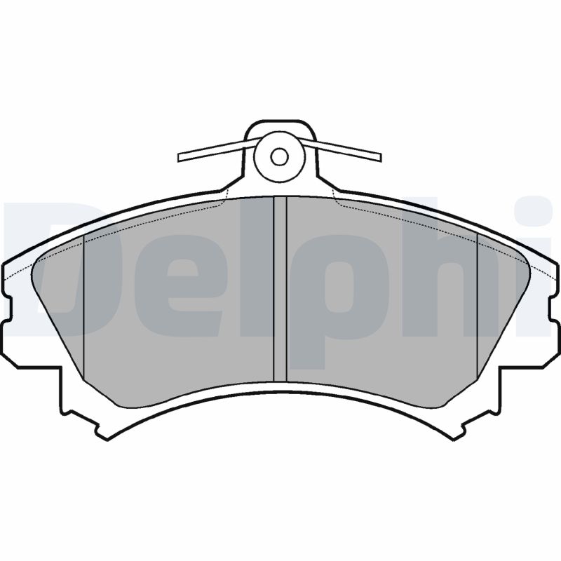 Set placute frana DELPHI LP993