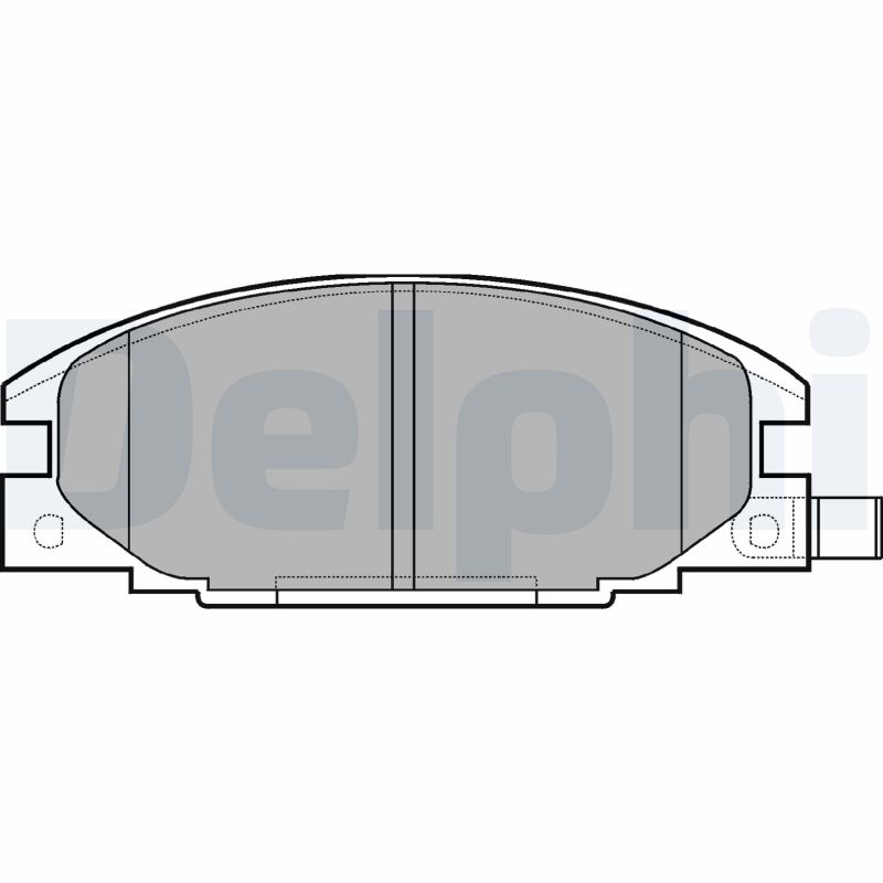 Set placute frana DELPHI LP629