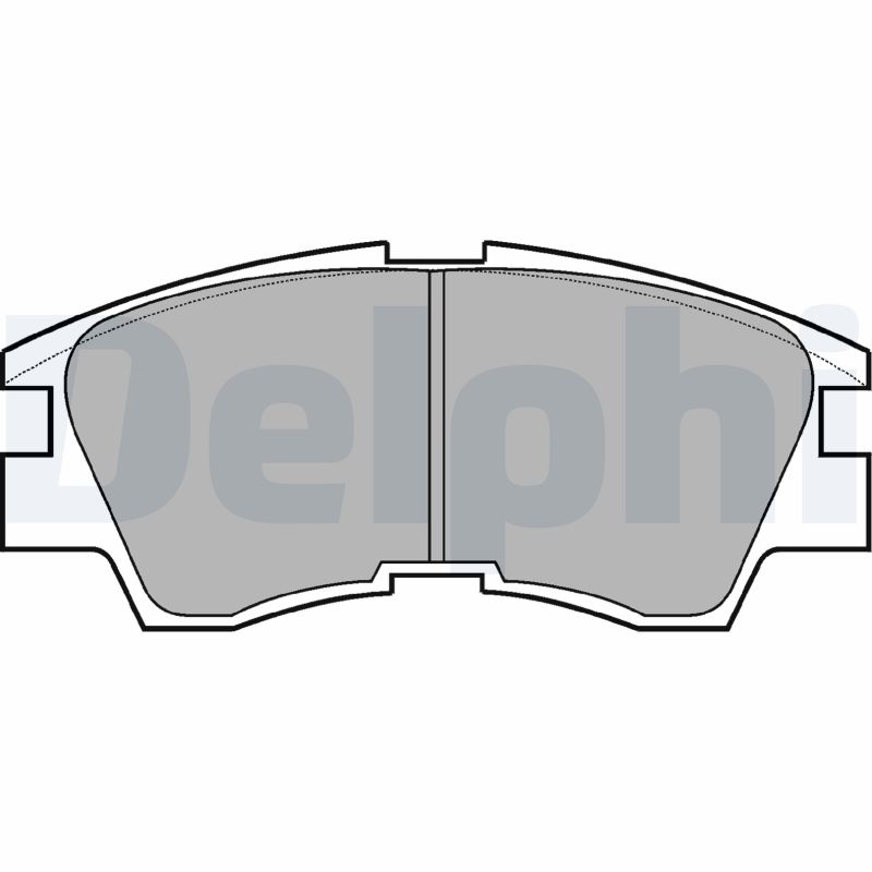Set placute frana DELPHI LP633